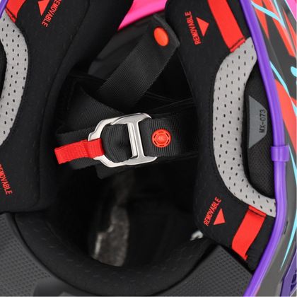 Casque cross Acerbis AIRSTRIKE-X 2026 - Noir / Rose
