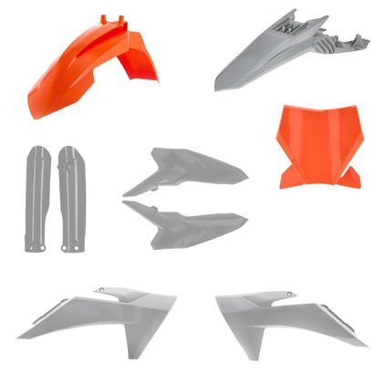 Kit plastiques Acerbis FULL - Orange / Noir