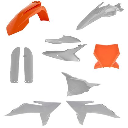 Kit plastiques Acerbis FULL - Orange / Noir