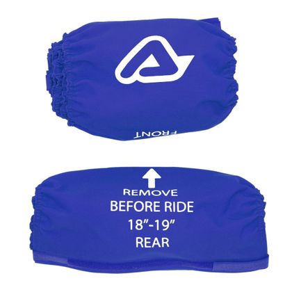 Couverture pour pneu Acerbis X-TIRE COVER 2.0 Universel - Blanc / Bleu Ref : AE6414 