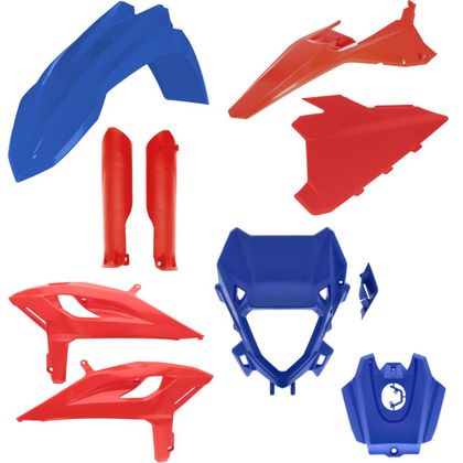 Kit plastiques Acerbis FULL - Rouge / Bleu