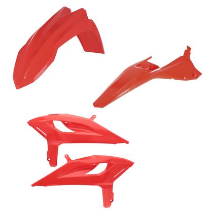 Acerbis Plastik-Satz - Schwarz / Rot