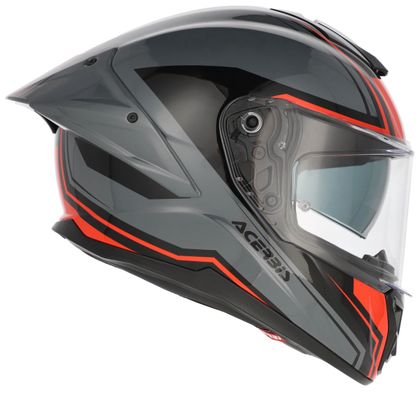 Casque intégral Acerbis TARMAK-X - Gris / Rouge