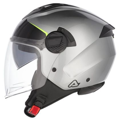 Casque jet Acerbis JET LEVANTE - Gris / Jaune