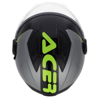 Casque jet Acerbis JET LEVANTE - Gris / Jaune