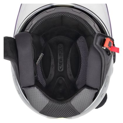 Casque jet Acerbis JET LEVANTE - Gris / Jaune