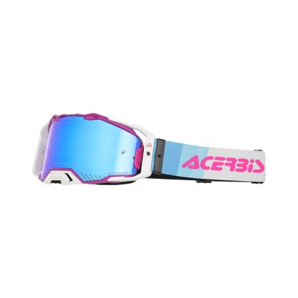 Masque cross Acerbis VULCAN MIRROR 2027 - Violet / Blanc Ref : AE6566 / 0027508.385 