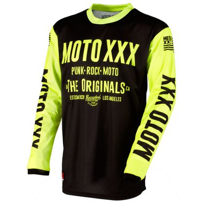Camiseta de motocross O'Neal MOTO XXX ORIGINAL - NEGRO AMARILLO FLÚOR  - 2018 2018 Ref : OL0959 
