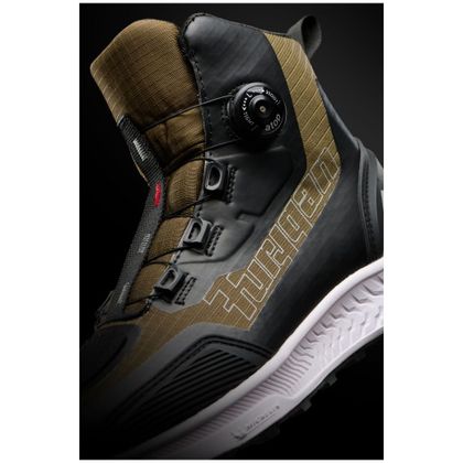 Furygan TONIK D3O® Motorbike sneakers - Green / Black