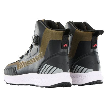 Furygan TONIK D3O® Motorbike sneakers - Green / Black