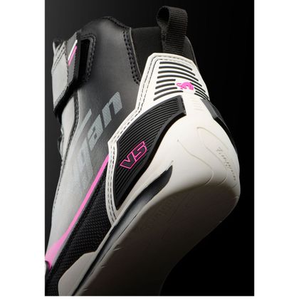 Furygan V5 D3O® WATERPROOF LADY Motorrad-Sneaker - Schwarz / Weiß