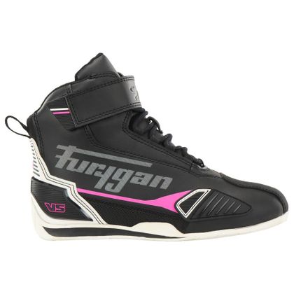 Furygan V5 D3O® WATERPROOF LADY Motorrad-Sneaker - Schwarz / Weiß