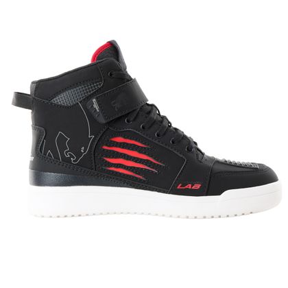 Baskets Moto Furygan TARMAC D3O® WATERPROOF - Noir / Rouge