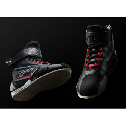 Furygan V5 D3O® Motorrad-Sneaker - Schwarz / Weiß