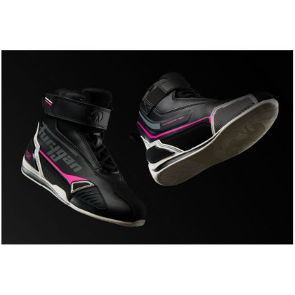 Furygan V5 D3O® LADY Motorrad-Sneaker - Schwarz / Weiß