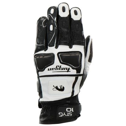 Luvas Furygan STYG 10 - Preto / Branco Ref.: FU1352 