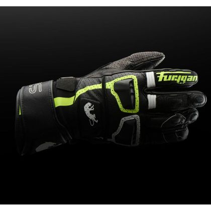 Gants Furygan STYG 15 VENTED - Noir / Blanc