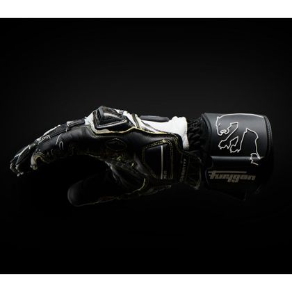 Gants Furygan STYG 21 X KEVLAR® - Blanc / Noir