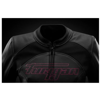 Blouson Moto Furygan ROMY - Noir / Rose