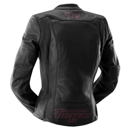 Blouson Moto Furygan ROMY - Noir / Rose