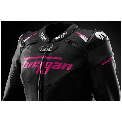 Furygan RAPTOR LADY Motorbike Jacket - Black / Pink
