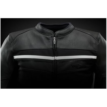 Blusão de Moto Furygan LAIKO - Preto / Branco