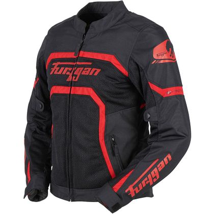 Furygan MYSTIC EVO VENTED Motorcykeljakke - Sort. / Rød