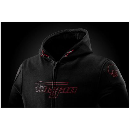 Furygan LIVIO X KEVLAR® Motorbike Jacket - Black / Red