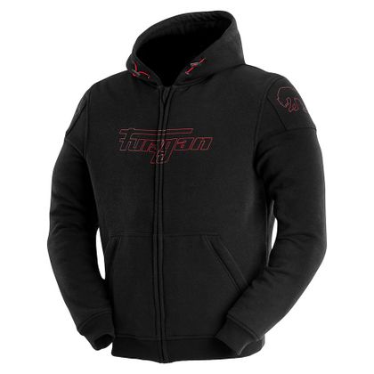 Furygan LIVIO X KEVLAR® Motorbike Jacket - Black / Red Ref : FU1452 