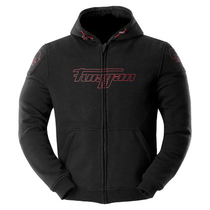 Furygan LIVIO X KEVLAR® Motorbike Jacket - Black / Red