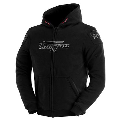 Furygan LIVIO X KEVLAR® Jacket - Black / White Ref : FU1452 