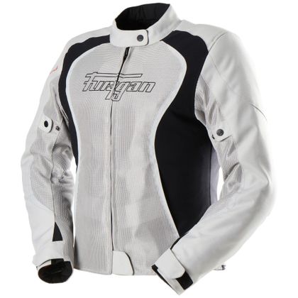 Blouson Moto Furygan ODESSA VENTED 3EN1 - Blanc / Noir Ref : FU1301-C6860 