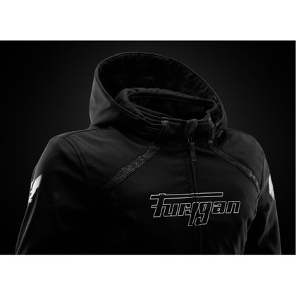 Blusão de Moto Furygan SKYE LADY - Preto / Branco