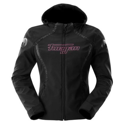 Blouson Moto Furygan SKYE LADY - Noir / Rose Ref : FU1481 