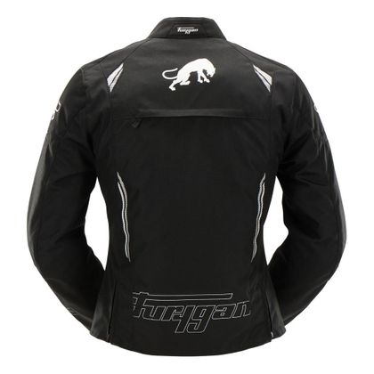 Jachetă Moto Furygan AGATA - Negru / Alb