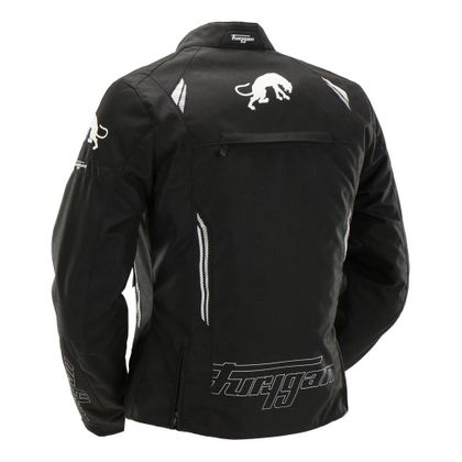 Jachetă Moto Furygan AGATA - Negru / Alb