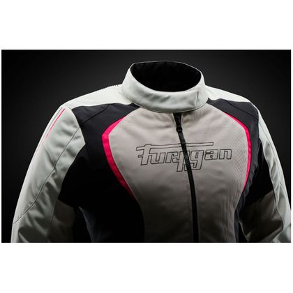 Furygan ODESSA EVO VENTED 3IN1 Motorradjacke - Weiß / Schwarz