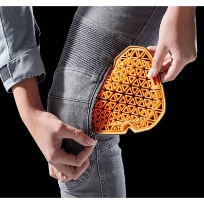 Džíny na motorku Furygan PURDEY EVO - Slim - Šedá