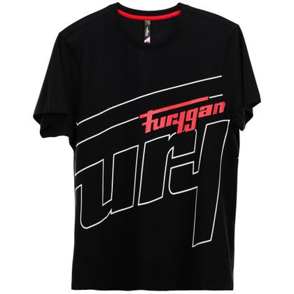 T-Shirt manches courtes Furygan RAGE - Noir / Blanc Ref : FU1494 