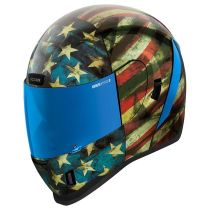 Icon AIRFORM OLD GLORY™ Integraalhelm - Blauw Ref: IC0921 