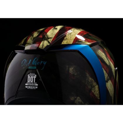Icon AIRFORM OLD GLORY™ Integraalhelm - Blauw
