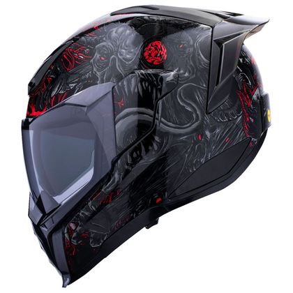 Casque intégral Icon ULTRAFLITE MISANTHROPE - Noir / Rouge