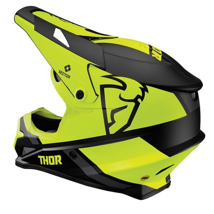Casco de motocross Thor SECTOR - SPLIT MIPS - BLACK ACID 2021