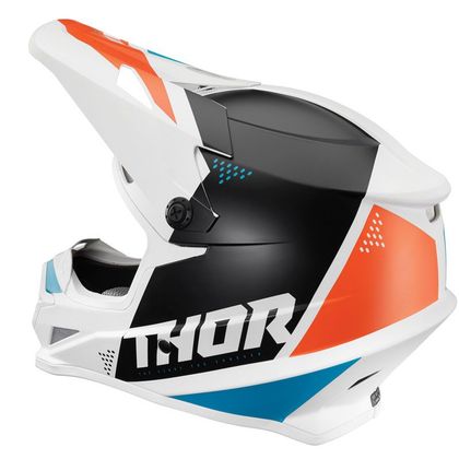 Casco de motocross Thor SECTOR - BLADE - WHITE NAVY 2020