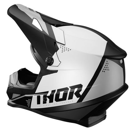 Casco da cross Thor SECTOR - BLADE - BLACK WHITE 2020