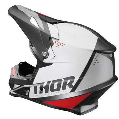 Casco de motocross Thor SECTOR - BLADE - CHARCOAL WHITE 2020