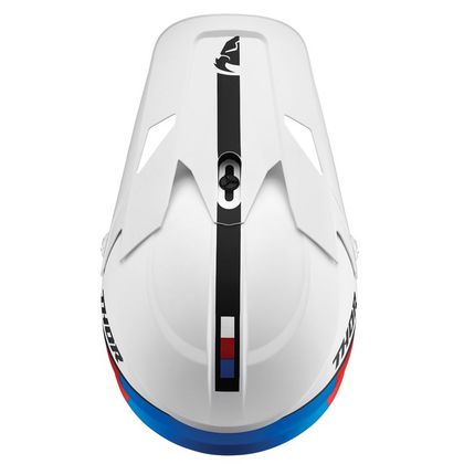 Casque cross Thor SECTOR - RACER - WHITE RED BLUE 2021