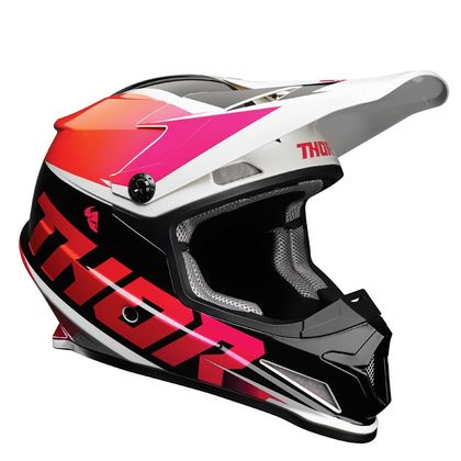 Casco de motocross Thor SECTOR - RACER - ORANGE MAGENTA 2023 Ref : TO2593 