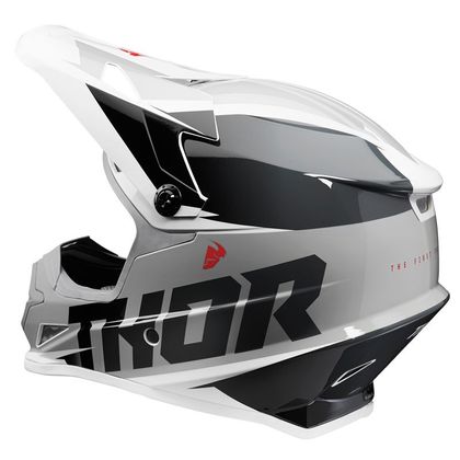 Casco de motocross Thor SECTOR - FADER - BLACK WHITE 2023