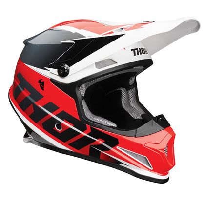 Casque cross Thor SECTOR - FADER - RED BLACK 2023 Ref : TO2596 